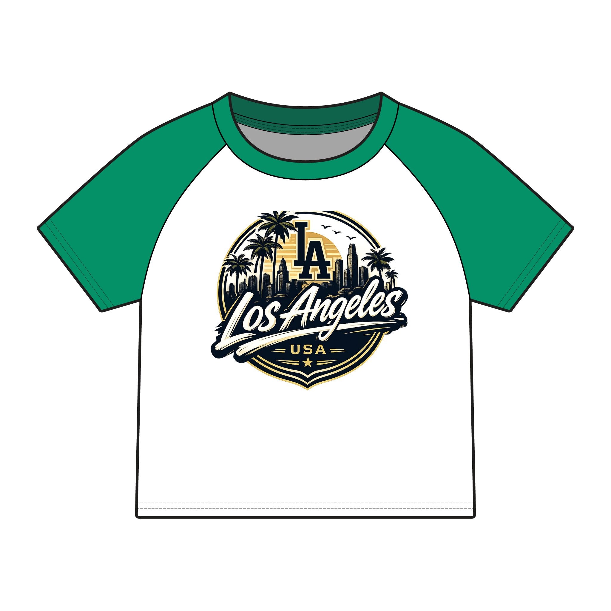 Women's Micro Rib Raglan Baby Tee